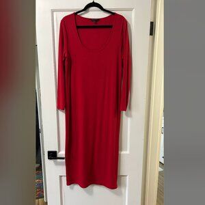 Banana Republic Red Dress - Long Sleeve